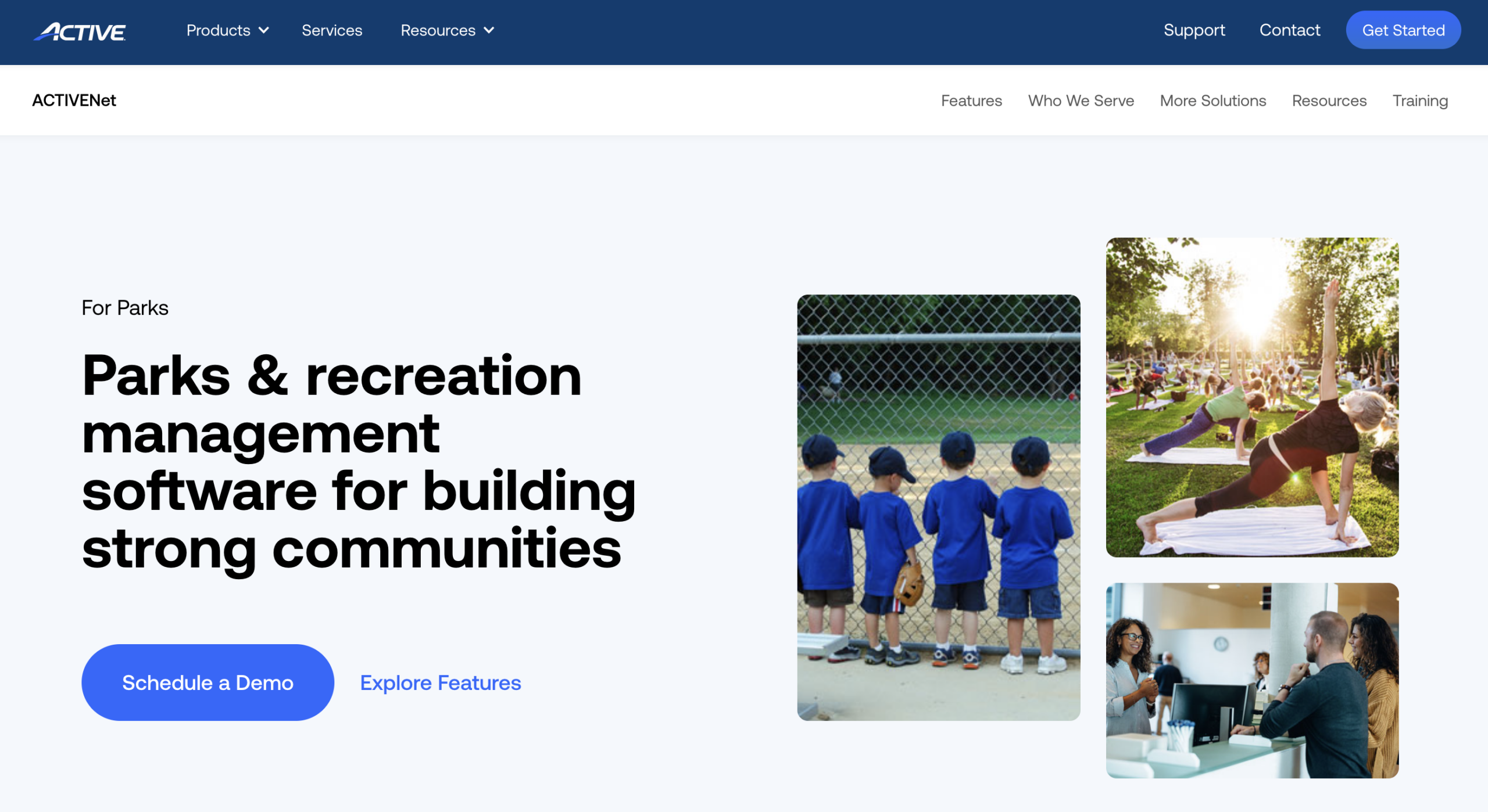 Active Network parks and recreation management software